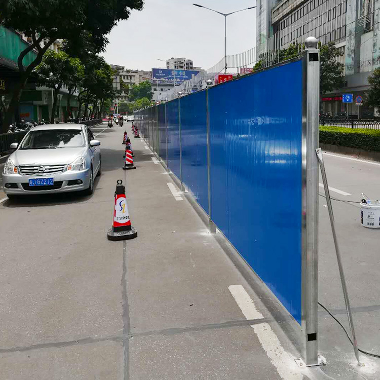 济南蹊径彩钢复合板围挡-济南市彩钢围挡包工包料价钱-amjs澳金沙门线路首页-amjs澳金沙门线路首页实业洛阳围挡厂家