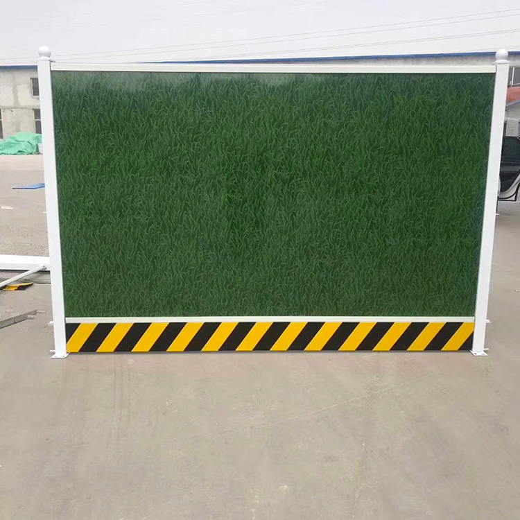 绿色草坪新型彩钢围挡-工地用绿色新型3米围挡-amjs澳金沙门线路首页-amjs澳金沙门线路首页实业洛阳围挡厂家