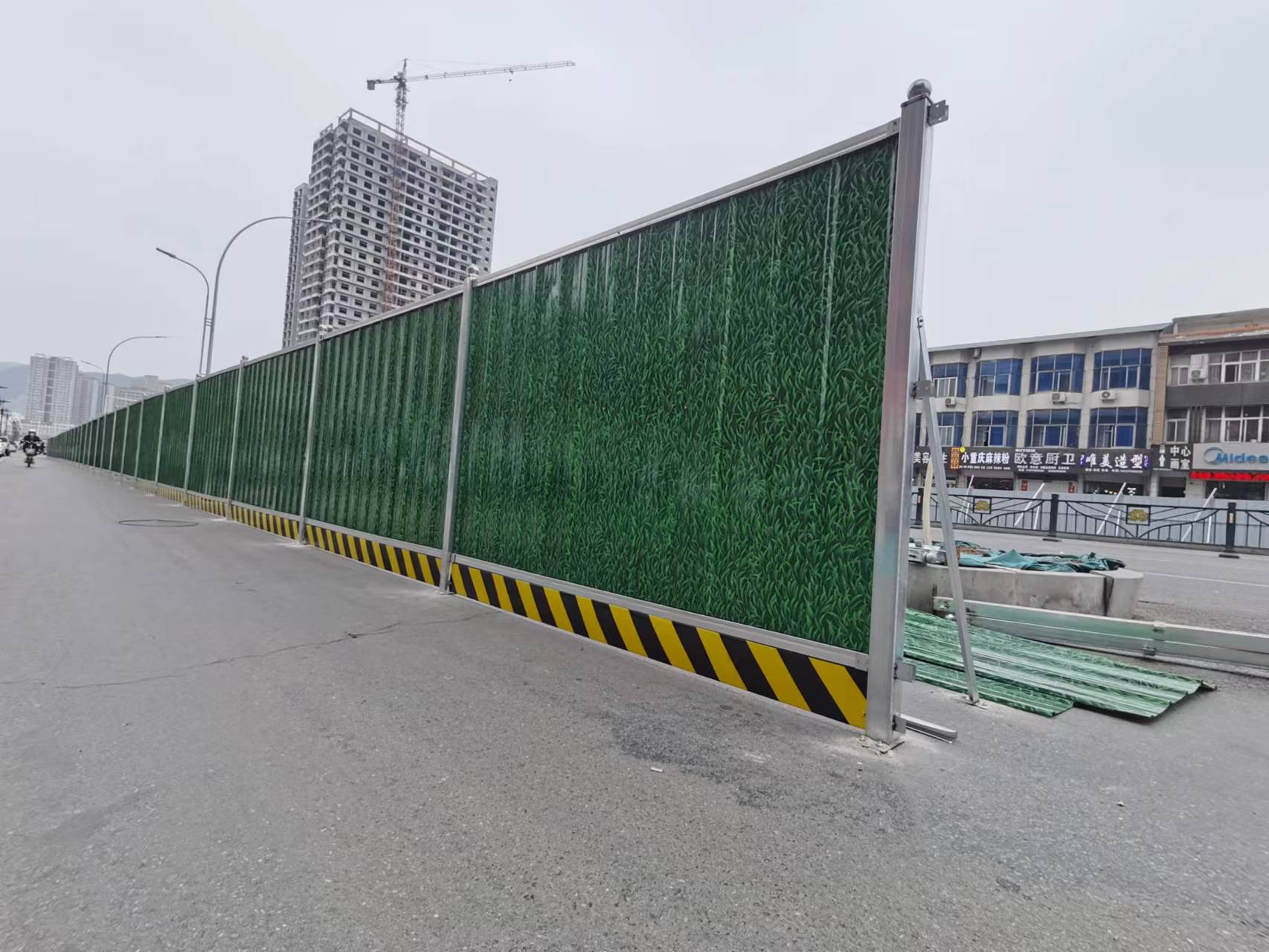 河南市政工地围挡施工供应商-amjs澳金沙门线路首页实业洛阳围挡厂家
